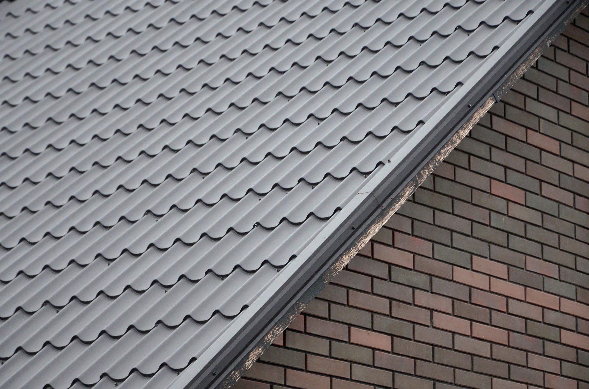 Modern Brown Roof Made Of Metal Corrugated Metal 2022 11 14 16 37 19 Utc